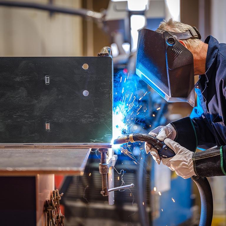 Team member welding