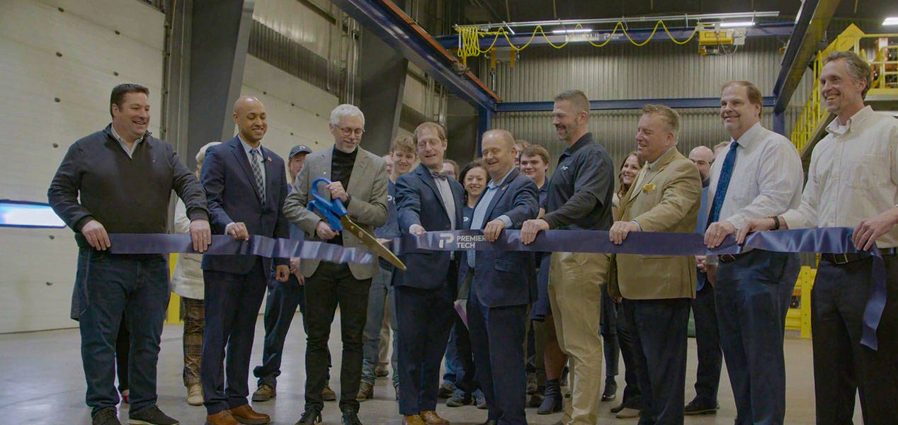 Plant opening of Premier Tech Water and Environment in Williamsport