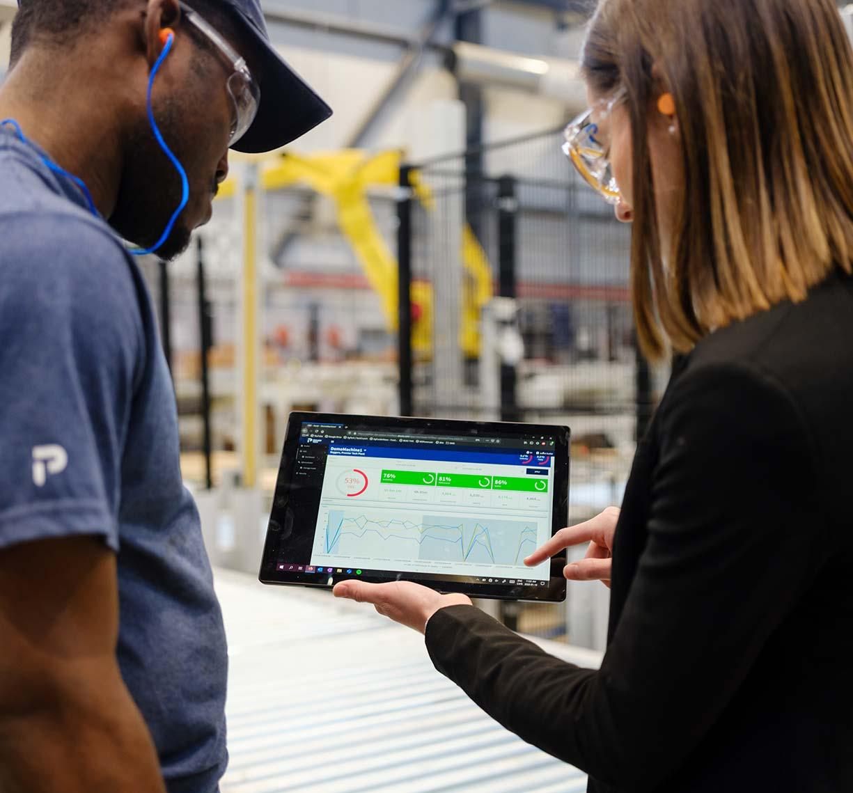 Team Member using computer program